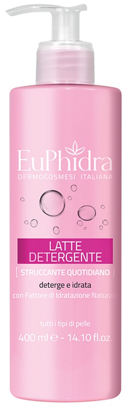 EUPHIDRA LATTE DETERGENTE STRUCCANTE QUOTIDIANO 400 ML - Farmadillo