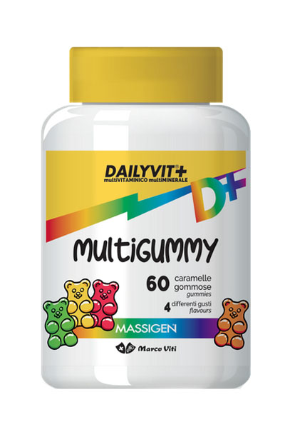 MASSIGEN MULTIGUMMY 60 CARAMELLE GOMMOSE - Farmadillo