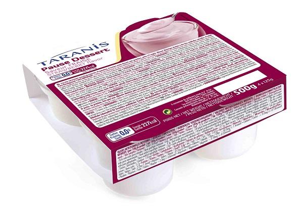 TARANIS PAUSA DESSERT FRAGOLA 4 X 125 G - Farmadillo