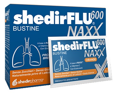 SHEDIRFLU 600 NAXX ARANCIA SENZA ZUCCHERI 20 BUSTINE - Farmadillo