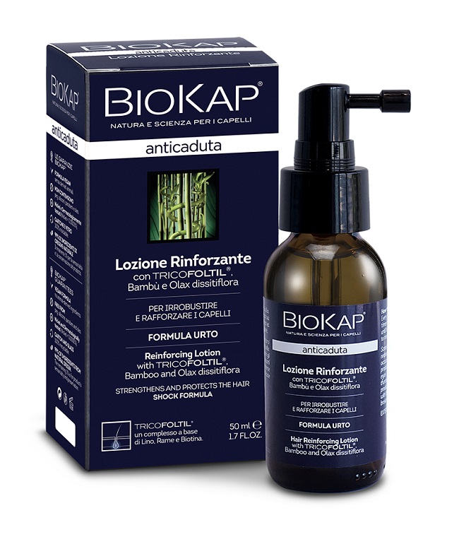 BIOKAP LOZIONE RINFORZANTE ANTICADUTA CON TRICOFOLTIL NUOVA FORMULA 50 ML - Farmadillo
