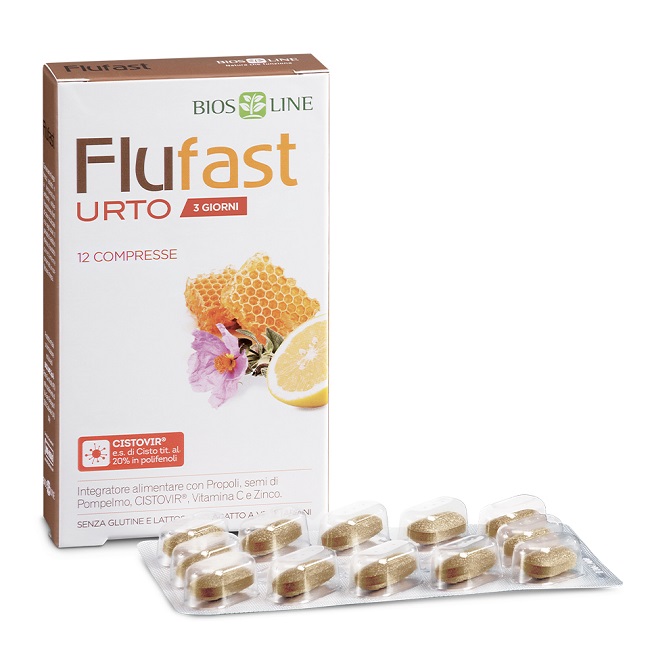 APIX PROPOLI FLUFAST URTO 3 GIORNI 12 COMPRESSE BIOSLINE - Farmadillo