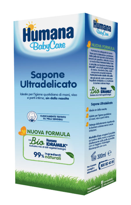 HUMANA BABY CARE SAPONE LIQUIDO 300 ML - Farmadillo