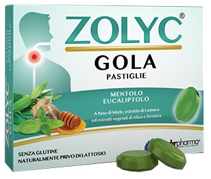 ZOLYC GOLA MENTOLO/EUCALIPTO 36 PASTIGLIE - Farmadillo