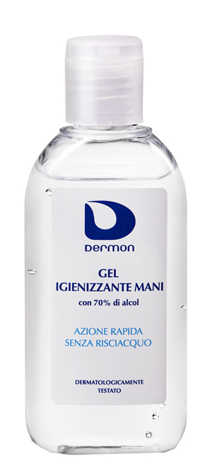 DERMON GEL IGIENIZZANTE MANI 100 ML 70% ALCOOL - Farmadillo