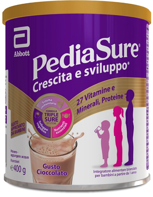 PEDIASURE CRESCITA&SVILUPPO CIOCCOLATO 400 G - Farmadillo