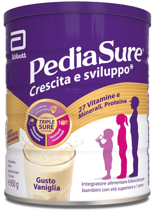 PEDIASURE CRESCITA&SVILUPPO VANIGLIA 850 G - Farmadillo