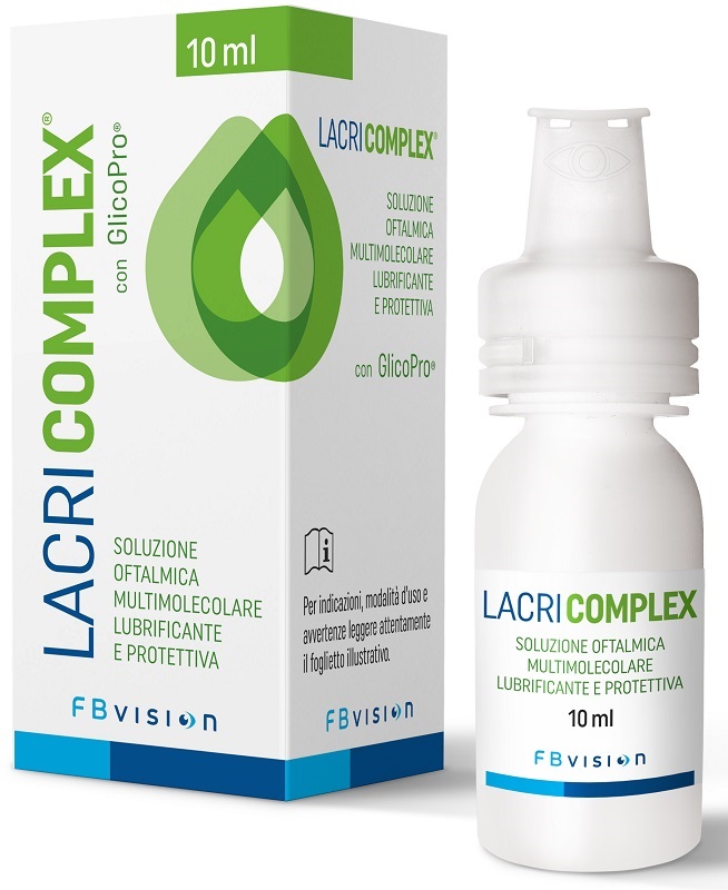 LACRICOMPLEX SOLUZIONE OFTALMICA MULTIMOLECOLARE LUBRIFICANTE PROTETTIVA 10 ML - Farmadillo