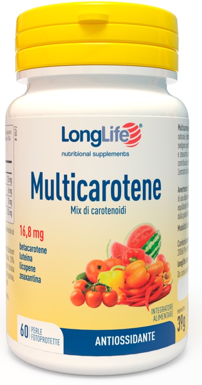 LONGLIFE MULTICAROTENE 60 PERLE - Farmadillo