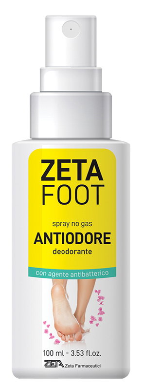 ZETAFOOT SPRAY ANTIODORE 100 ML - Farmadillo