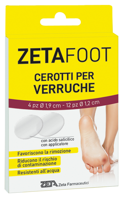 ZETAFOOT CEROTTO VERRUCHE ASSORTITO 16 PEZZI - Farmadillo