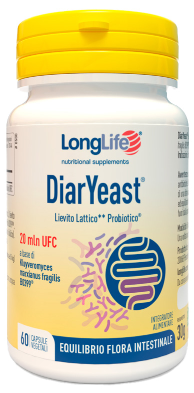 LONGLIFE DIARYEAST 60 CAPSULE VEGETALI - Farmadillo