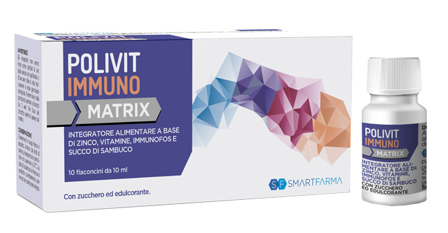 POLIVIT IMMUNO MATRIX 10 FLACONCINI DA 10 ML - Farmadillo