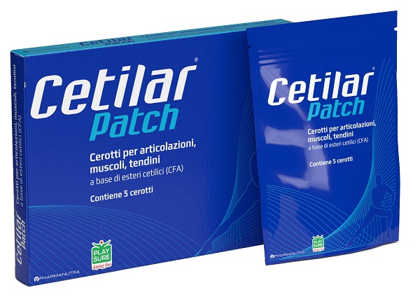 CEROTTO MONOUSO CETILAR PATCH PER ARTICOLAZIONI MUSCOLI E TENDINI 5 PEZZI - Farmadillo