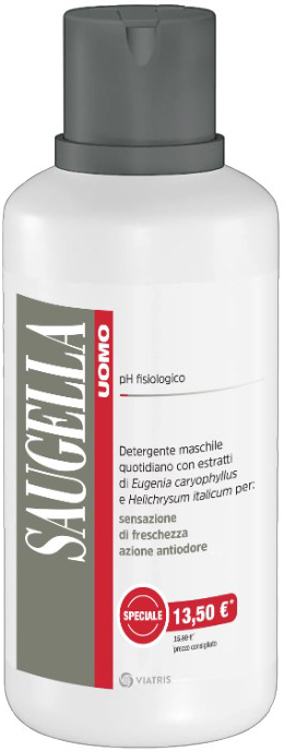 SAUGELLA UOMO DETERGENTE 500 ML TAGLIO PREZZO - Farmadillo