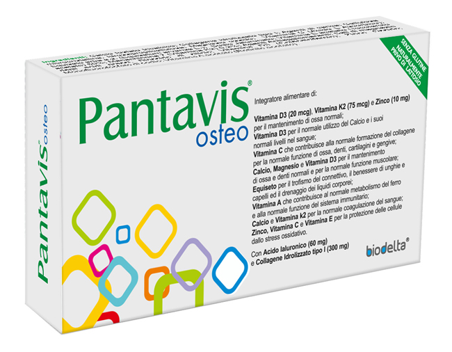 PANTAVIS OSTEO 30 COMPRESSE - Farmadillo