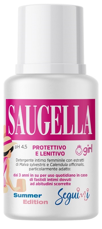 SAUGELLA GIRL PROTETTIVO E LENITIVO DETERGENTE INTIMO 100 ML - Farmadillo