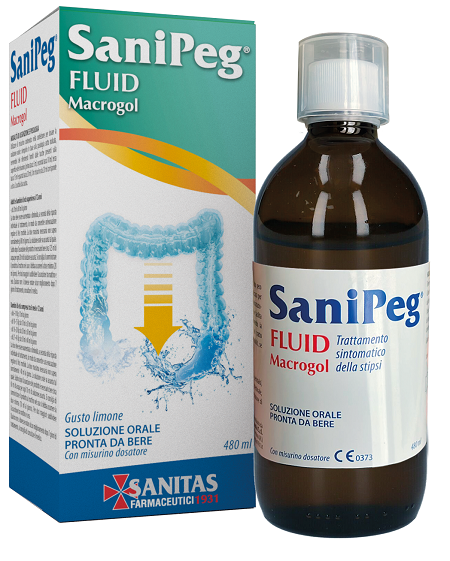 SANIPEG FLUID MACROGOL 480 ML - Farmadillo