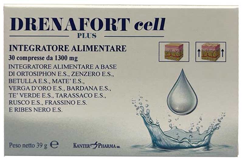 DRENAFORT CELL PLUS 30 COMPRESSE - Farmadillo