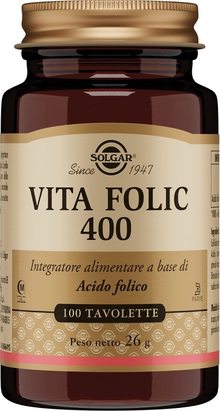 VITA FOLIC 400 100 TAVOLETTE - Farmadillo