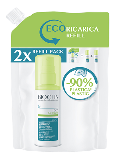 BIOCLIN DEO 24H FRESH VAPO RICARICA 200 ML - Farmadillo