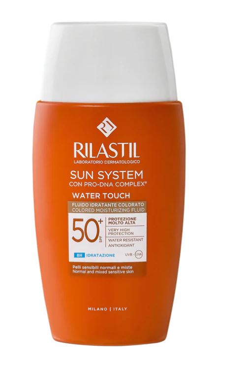 RILASTIL SUN SYSTEM WATER TOUCH COLOR FLUIDO SPF50+ 50 ML - Farmadillo