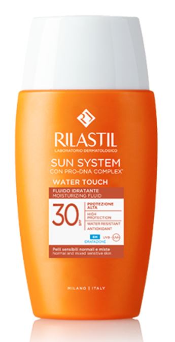 RILASTIL SUN SYSTEM WATER TOUCH FLUIDO SPF30 50 ML - Farmadillo