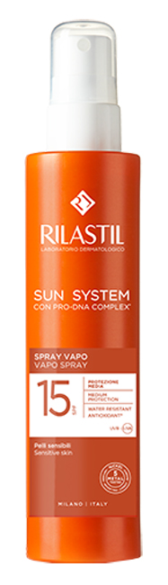 RILASTIL SUN SYSTEM SPRAY VAPO SPF15 200 ML - Farmadillo