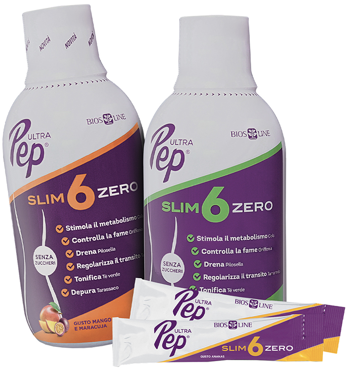 ULTRA PEP SLIM 6 ZERO ANANAS 500 ML BIOSLINE - Farmadillo