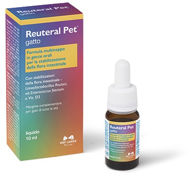 REUTERAL PET GATTO GOCCE 10 ML - Farmadillo