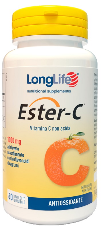 LONGLIFE ESTER C 1000MG 60 TAVOLETTE - Farmadillo