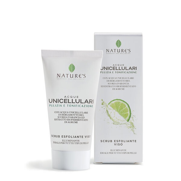 ACQUE UNICELLULARI SCRUB ESFOLIANTE VISO 50 ML NATURE'S - Farmadillo