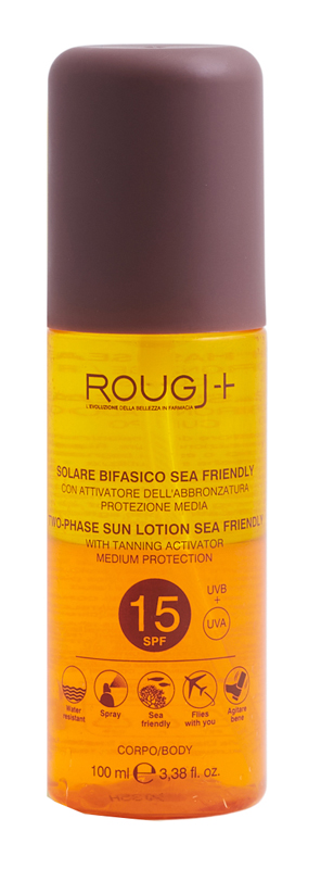ROUGJ SUNTECH SPF15 BIFASICO INTENSIFICATORE ABBRONZATURA 100 ML - Farmadillo