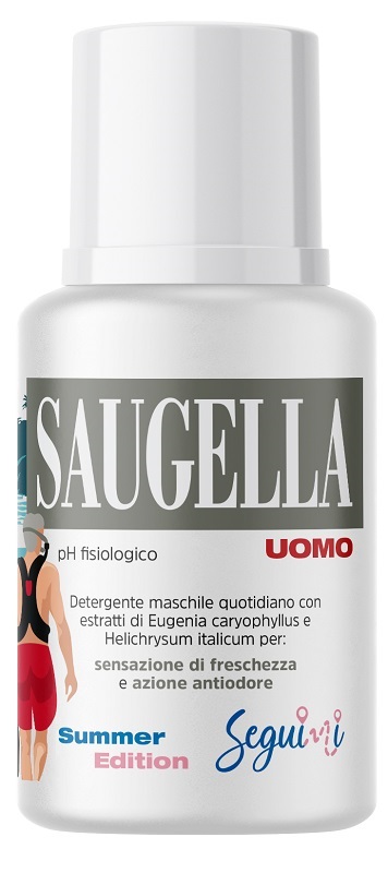 SAUGELLA UOMO PH FISIOLOGICO DETERGENTE MASCHILE QUOTIDIANO 100 ML - Farmadillo