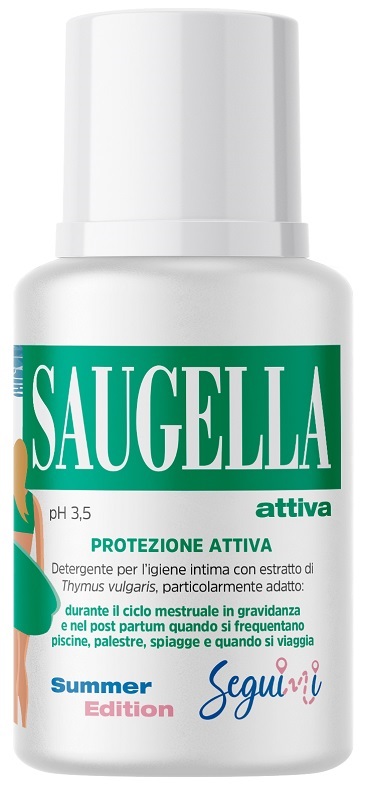 SAUGELLA ATTIVA PH 3,5 PROTEZIONE ATTIVA DETERGENTE IGIENE INTIMA 100 ML - Farmadillo