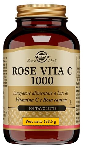 ROSE VITA C 1000 100 TAVOLETTE - Farmadillo