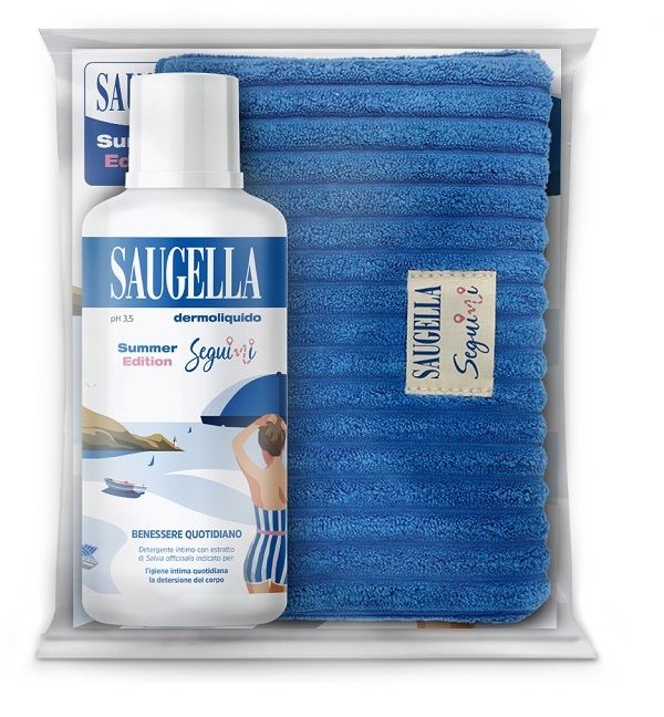 SAUGELLA SEGUIMI BUNDLE DERMOLIQUIDO 500 ML + GADGET POCHETTE - Farmadillo