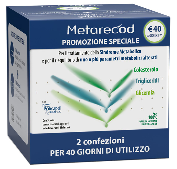 METARECOD 40 BUSTINE GRANULARI DA 2,5 G 2 PEZZI - Farmadillo