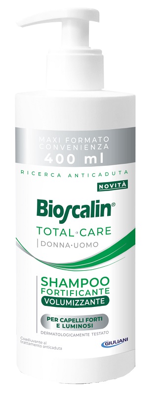 BIOSCALIN TOTAL CARE SHAMPOO FORTIFICANTE VOLUMIZZANTE 400 ML - Farmadillo