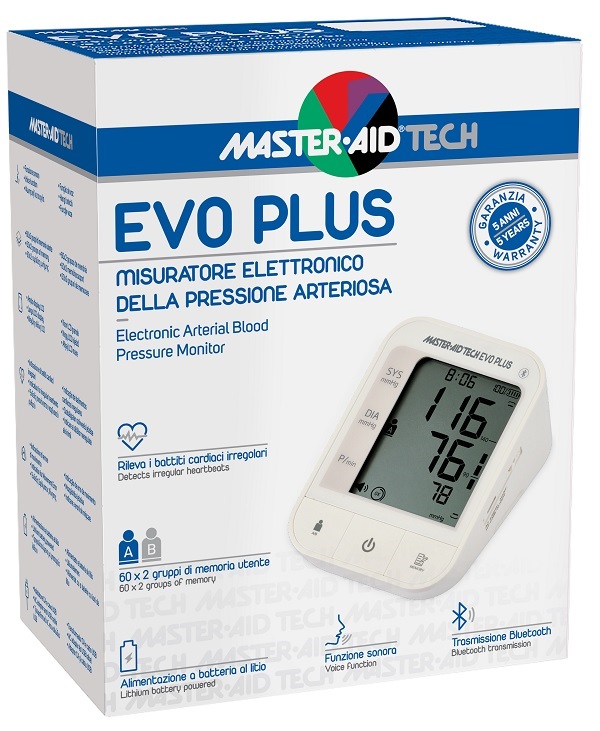 MISURATORE PRESSIONE MASTER-AID TECH EVO PLUS - Farmadillo