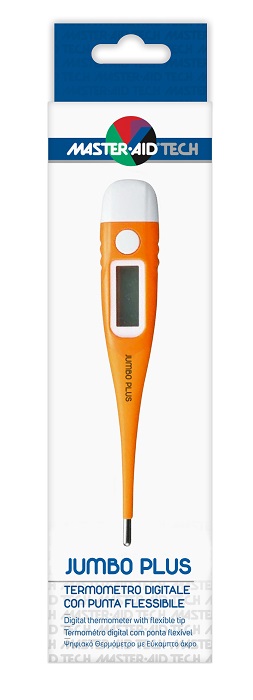 TERMOMETRO DIGITALE CON PUNTA FLESSIBILE MASTER-AID TECH JUMBO+ - Farmadillo