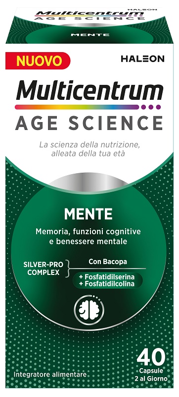 MULTICENTRUM AGE SCIENCE MENTE 40 CAPSULE - Farmadillo