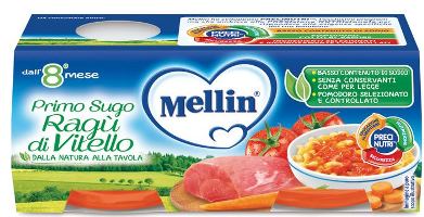 MELLIN PRIMOSUGO RAGU' DI VITELLO 2 VASETTI DA 80 G - Farmadillo