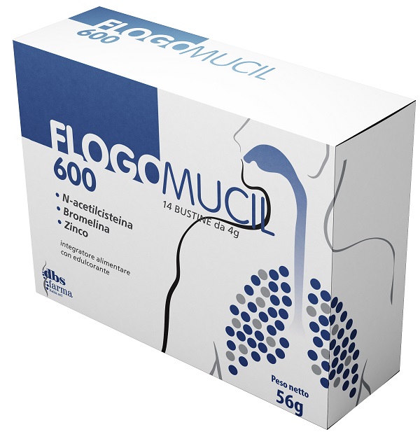 FLOGOMUCIL 600 14 BUSTINE - Farmadillo