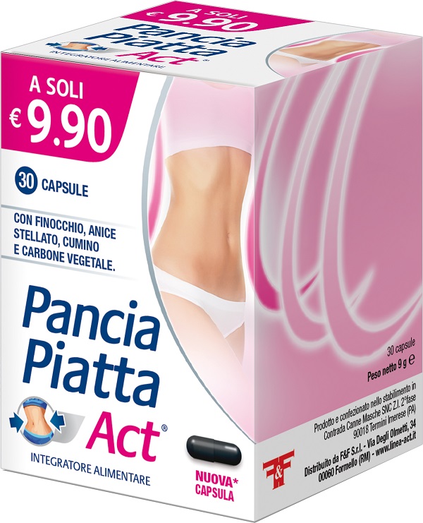 PANCIA PIATTA ACT 30 CAPSULE - Farmadillo