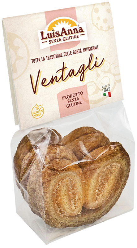 BISCOTTI SFOGLIA VENTAGLI 130 G - Farmadillo