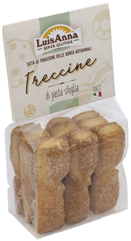 BISCOTTI SFOGLIA TRECCINE 130 G - Farmadillo