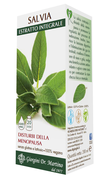SALVIA ESTRATTO INTEGRALE 200 ML - Farmadillo