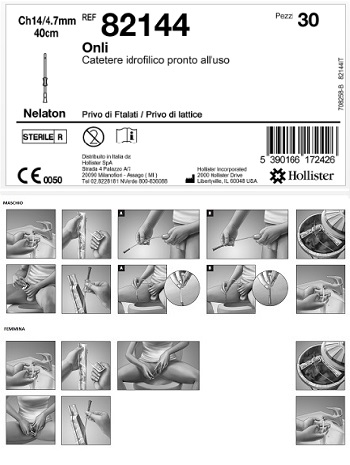 CATETERE IDROFILICO ONLI PRONTO ALL'USO 40 CM CH 14 30 PEZZI - Farmadillo