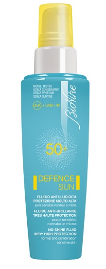 DEFENCE SUN 50+ FLUDIO ANTI LUCIDITA' PROTEZIONE MOLTO ALTA 50 ML - Farmadillo